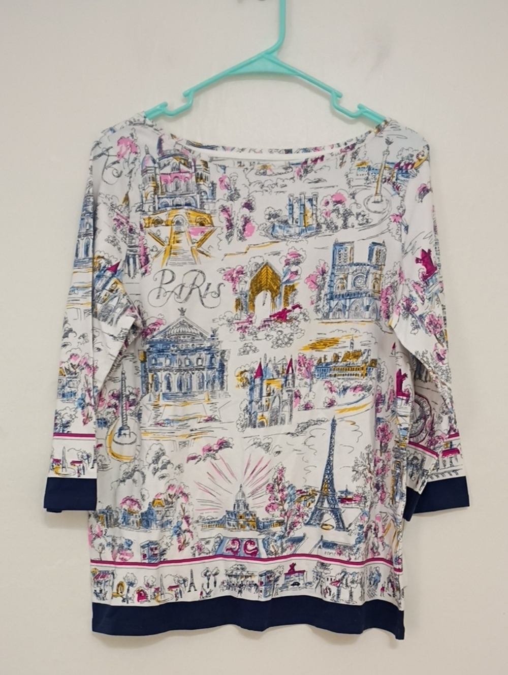 Talbots Plus The Talbots Tee Paris Top Size X NWT